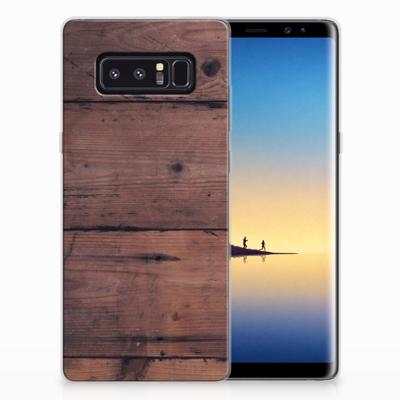 Samsung Galaxy Note 8 | Bumper Hoesje | Old Wood