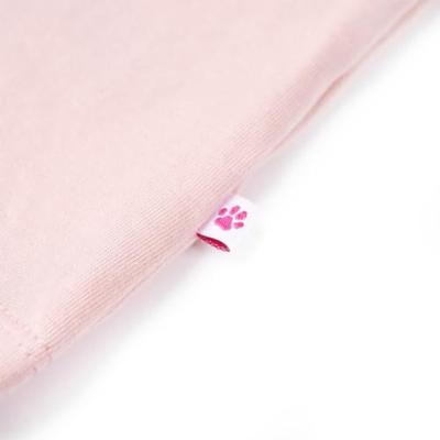 Kindershirt 128 lichtroze