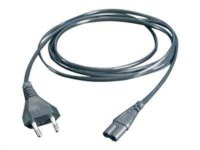 ROLINE stroomkabel Euro platte stekker naar C7, 2 polig, zwart, 1,8 m ROLINE stroomkabel Euro platte stekker naar C7, 2 polig, zwart, 1,8 m