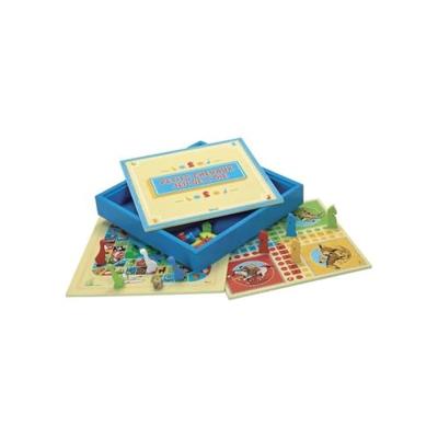 THE PLAYING TREE - 66310 - KLEINE PAARDEN EN GANZEN SPELLEN - HOUTEN DOOS