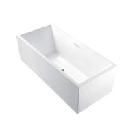 Vrijstaand ligbad Strack 178x80x60cm wit - thumbnail