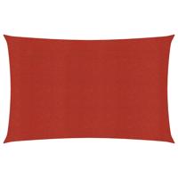 Zonnezeil 160 g/m 3,5x5 m HDPE rood - thumbnail