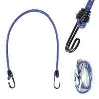 Outdoor bundeling touw elastische tenten metalen gesp hoge Stretch Clothesline Camping Bagage verpakking haak (dubbele haak blauw) - thumbnail