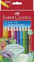 Faber Castell FC-110912 Kleurpotlood Jumbo GRIP Etui à 12 Stuks - thumbnail