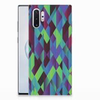 Samsung Galaxy Note 10 Plus | TPU Hoesje | Abstract Green Blue - thumbnail