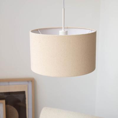 Kave Home Lampenkap 'Nazli' Linnen, ø40cm, kleur Beige