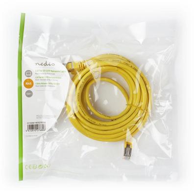 CAT5e SF/UTP-Netwerkkabel | RJ45 Male - RJ45 Male | 5,0 m | Geel