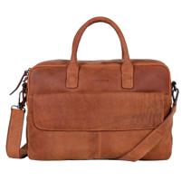 DSTRCT Wall Street Workingbag 17 inch-Cognac - thumbnail