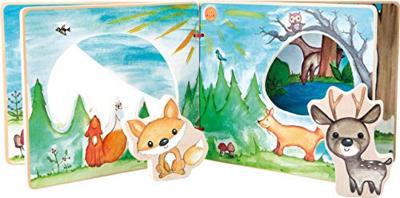 Plaatjes boek - in het bos - interactief - FSC