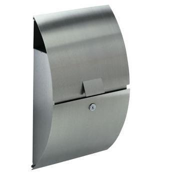 Albert Rvs BrievenbusLetter design 54cm grijs - 690755