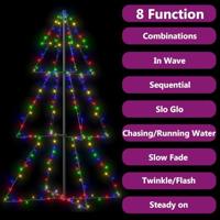 Kegelkerstboom 200 LED's binnen en buiten 98x150 cm - thumbnail