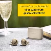 Jabra Elite 75t Oordopjes – Bluetooth Oordopjes met Actieve Ruisonderdrukking en Lange Batterijduur, voor Echt Draadloos Bellen en Muziek Luisteren – Goudbeige - thumbnail