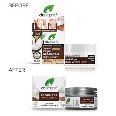 Dr Organic Kokosolie Nachtcreme - thumbnail