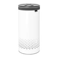 Brabantia wasbox 35 liter met kunststof deksel white - thumbnail