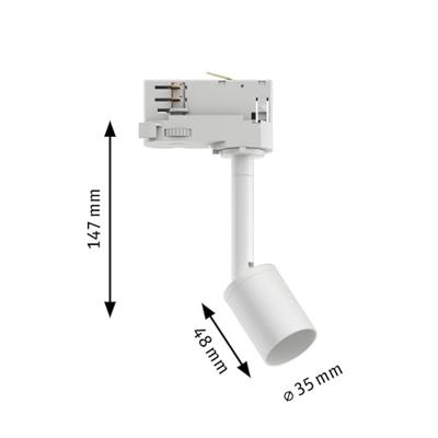 Paulmann ProRail3 Purell 95528 LED-railspot ProRail3 GU10 Wit