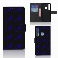 Samsung Galaxy A9 2018 Telefoon Hoesje Vlinder Patroon - thumbnail