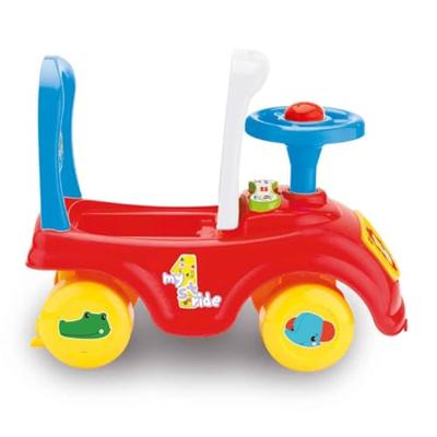 Fisher Price loopauto + toeter rood/blauw/geel