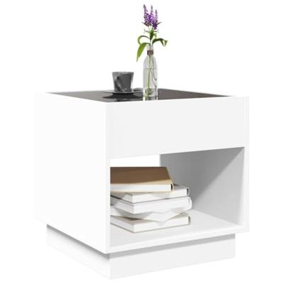 Salontafel met Infinity LED 50x50x50 cm wit Salontafel met Infinity LED 50x50x50 cm wit