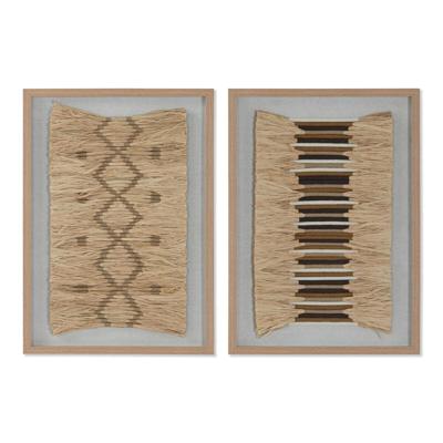 Schilderij Home ESPRIT Modern 50 x 3,5 x 70 cm (2 Stuks)