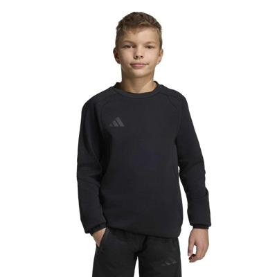 adidas Tiro Travel Crew Sweater Kids Zwart adidas Tiro Travel Crew Sweater Kids Zwart