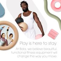 Bala Pilates / Yoga Bal (Niet-Verzwaard) Charcoal - thumbnail