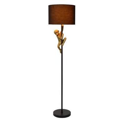 Lucide EXTRAVAGANZA CHIMP - Vloerlamp - Ø 35 cm - 1xE27 - Zwart Lucide EXTRAVAGANZA CHIMP - Vloerlamp - Ø 35 cm - 1xE27 - Zwart