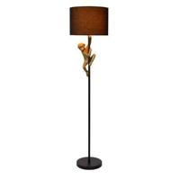 Lucide EXTRAVAGANZA CHIMP - Vloerlamp - Ø 35 cm - 1xE27 - Zwart - thumbnail
