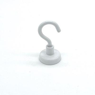 Plafondmagneet met haak wit 16mm 1,5 kg