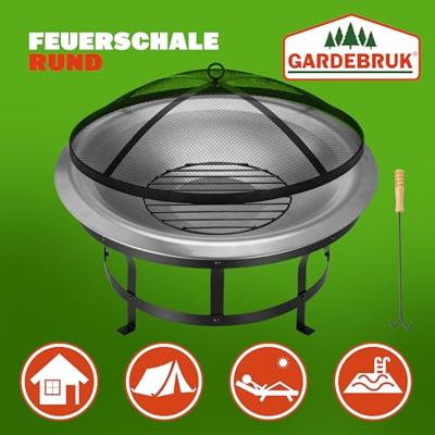 Vuurschaal Roestvrij Staal Ø75cm Vuurschaal Roestvrij Staal Ø75cm