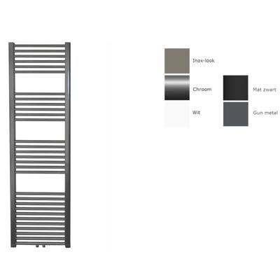 Sanicare design radiator midden aansluiting recht 160 x 45 cm. Gunmetal Sanicare design radiator midden aansluiting recht 160 x 45 cm. Gunmetal