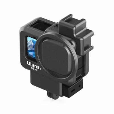 Ulanzi G9-4 vlog cage kunststof voor GoPro Hero 9/10/11/12/13 met accessoire bevestigingen