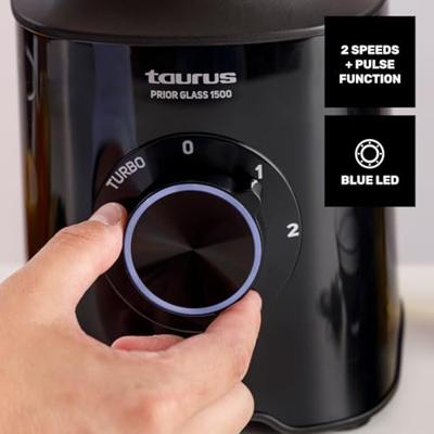Mixer Taurus PRIOR GLASS1500 Zwart 1500 W 1,5 L - thumbnail