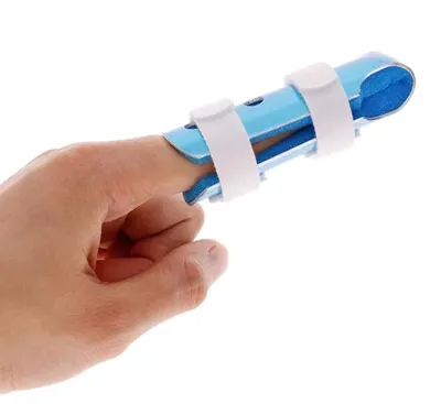 GO Medical Gesloten Aluminium Vingerspalk - 3 - Universeel - Grijs