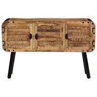 Dressoir 120x30x76 cm massief mangohout - thumbnail