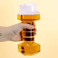 Bierglas Dumbbell - 700 ml - 22 cm groot - thumbnail