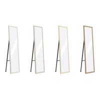 Lange spiegel Home ESPRIT Bruin Beige Grijs Kristal polyestyreen 35,5 x 40 x 156 cm (4 Stuks) - thumbnail