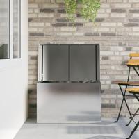 Buitenopslagdoos Zilver 80 x 50.5 x 50 cm Roestvrij staal - thumbnail