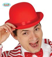 Bolhoed Satijn Rood - thumbnail