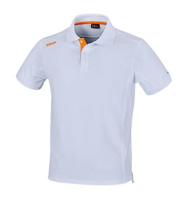 Beta 9534Wo L-Poloshirt, Wit/Oranje - 095340033