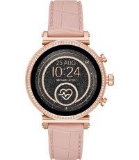 Horlogeband Michael Kors MKT5068 Silicoon Roze 18mm Horlogeband Michael Kors MKT5068 Silicoon Roze 18mm
