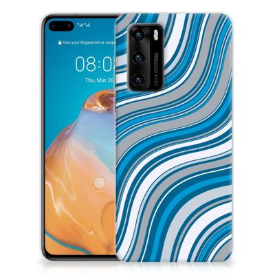 Huawei P40 | TPU bumper | Waves Blue