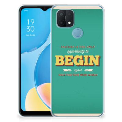OPPO A15 | Siliconen hoesje | met naam Quote Begin OPPO A15 | Siliconen hoesje | met naam Quote Begin