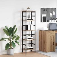 Boekenkast Artisan Eiken 40 x 29,5 x 149 cm Bewerkt hout - thumbnail
