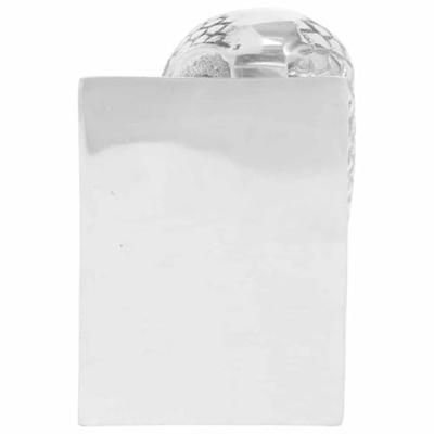 VidaXL Boekensteunen 2 pcs zilver 7 x 9 x 11 cm aluminium