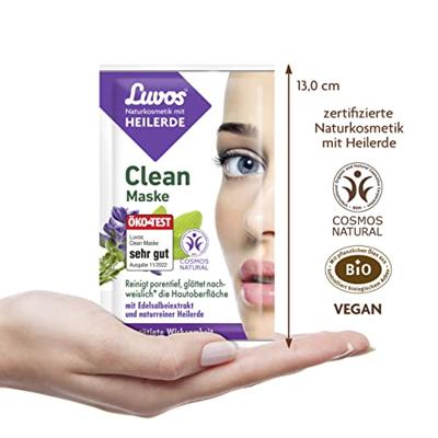 Luvos Crememasker clean 7.5ml 2 Stuks