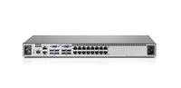 HPE 0x2x16 KVM Server Console Switch G2 met Virtual Media CAC software - thumbnail