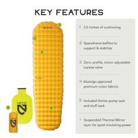 Nemo Tensor Trail Regular Mummy Slaapmat Mango/Huckleberry Regular - thumbnail