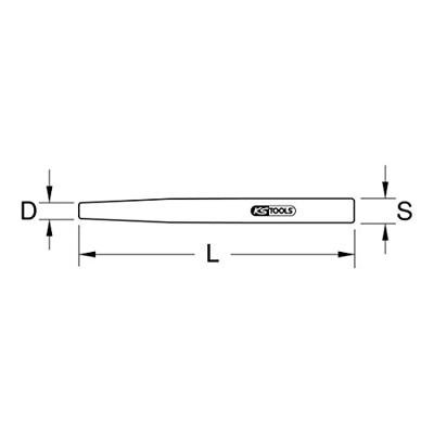 KS Tools 963.2533 9632533 Doorslag 450 g 250 mm DIN 6458 1 stuk(s)