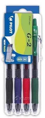 Gelschrijver pilot clicker set2go m basis assorti