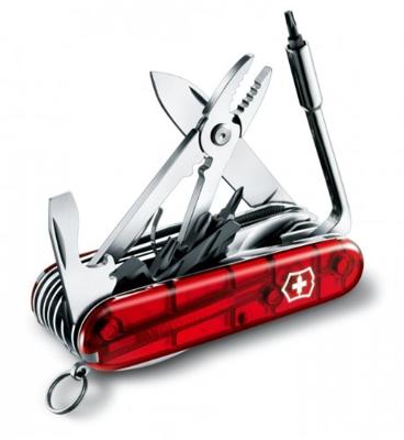 Victorinox CyberTool 41 1.7775.T Zwitsers zakmes Aantal functies 41 Rood (transparant) Victorinox CyberTool 41 1.7775.T Zwitsers zakmes Aantal functies 41 Rood (transparant)